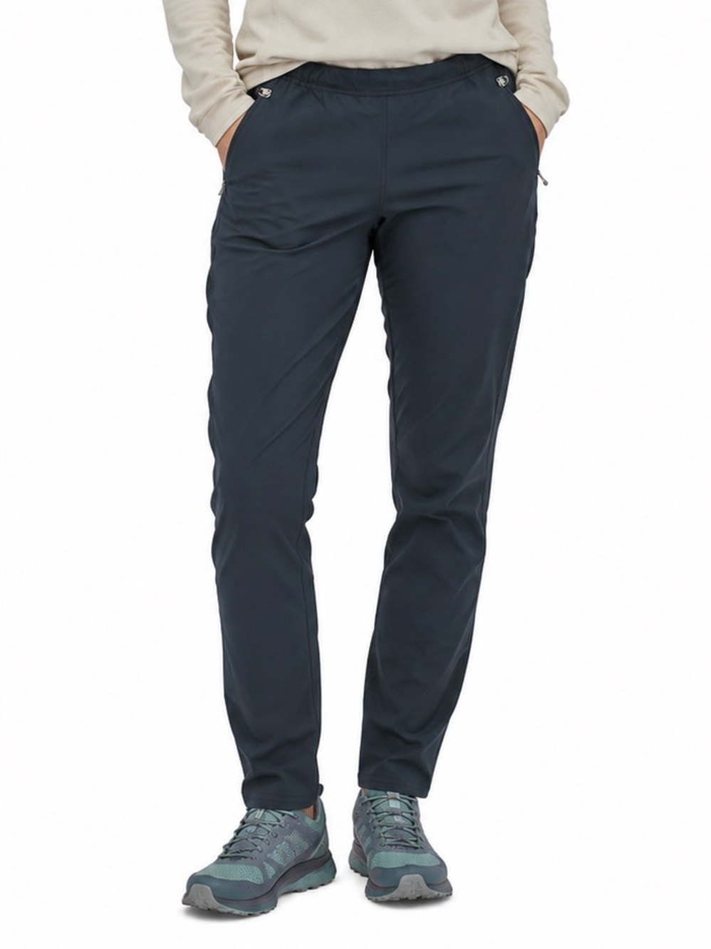 Patagonia Wind Shield Pants Tights Athleisure Gray Small
